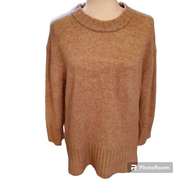 Zara Beige Chunky Soft Knit Sweater S - Picture 2 of 10